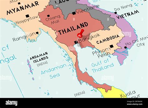 capital city of thailand|Bangkok Map .